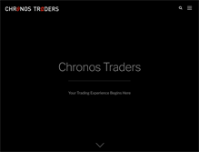 Tablet Screenshot of chronostraders.com